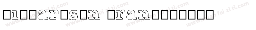 Richardson Brand字体转换